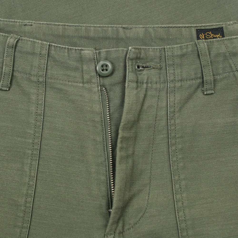 orSlow Japan Made Olive Fatigue Pants Size 31