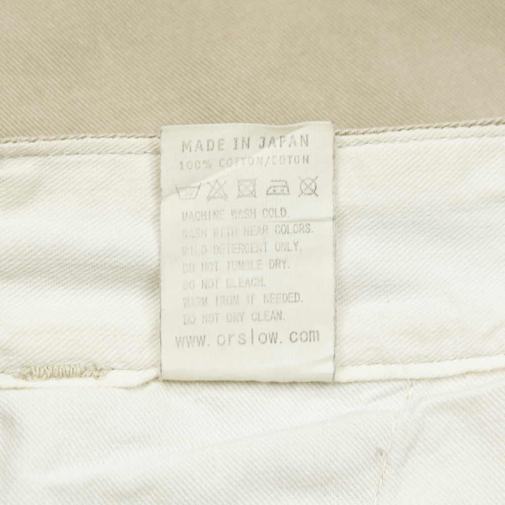 orSlow Japan Khaki Tapered Trousers Size 31