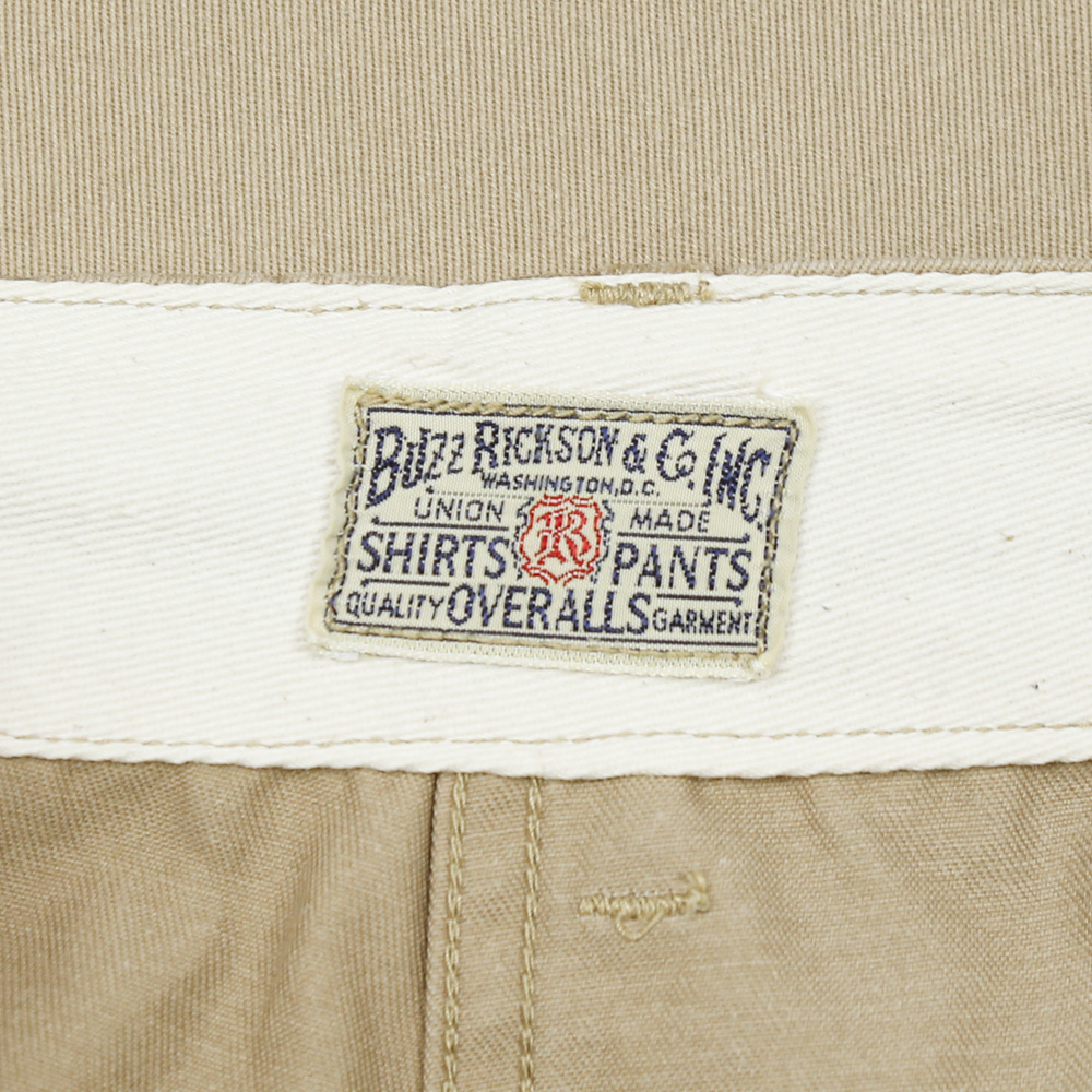 Buzz Rickson’s Military Khaki Trousers Size 36