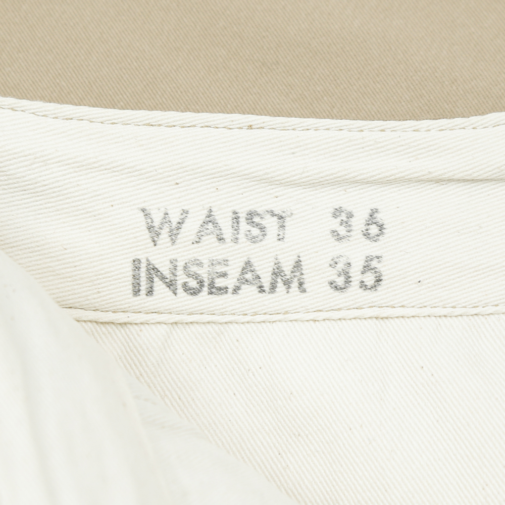 Buzz Rickson’s Military Khaki Trousers Size 36