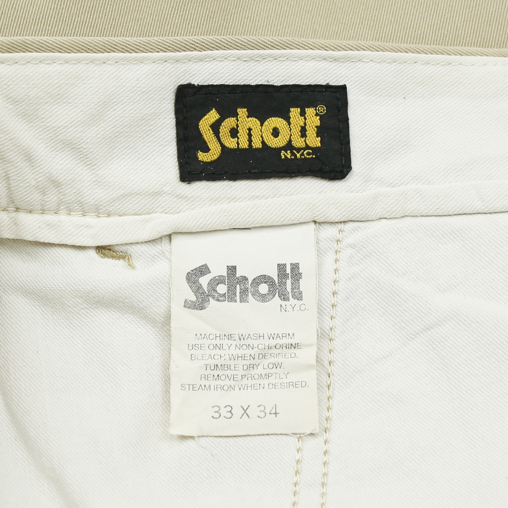 Schott Japan Type Military Khaki Trousers Size 33