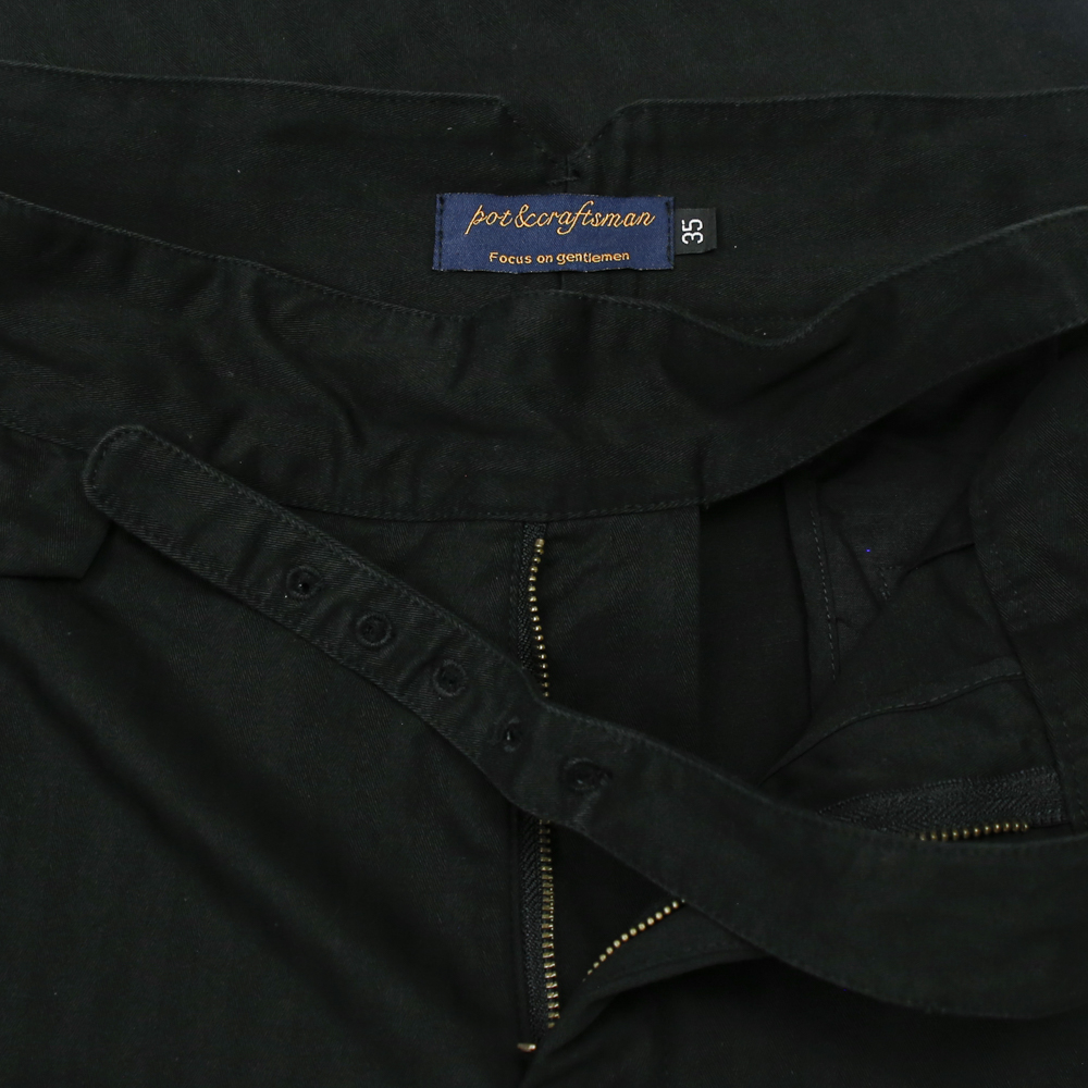 Pot & Craftsman Hbt Pleated Trousers Size 35