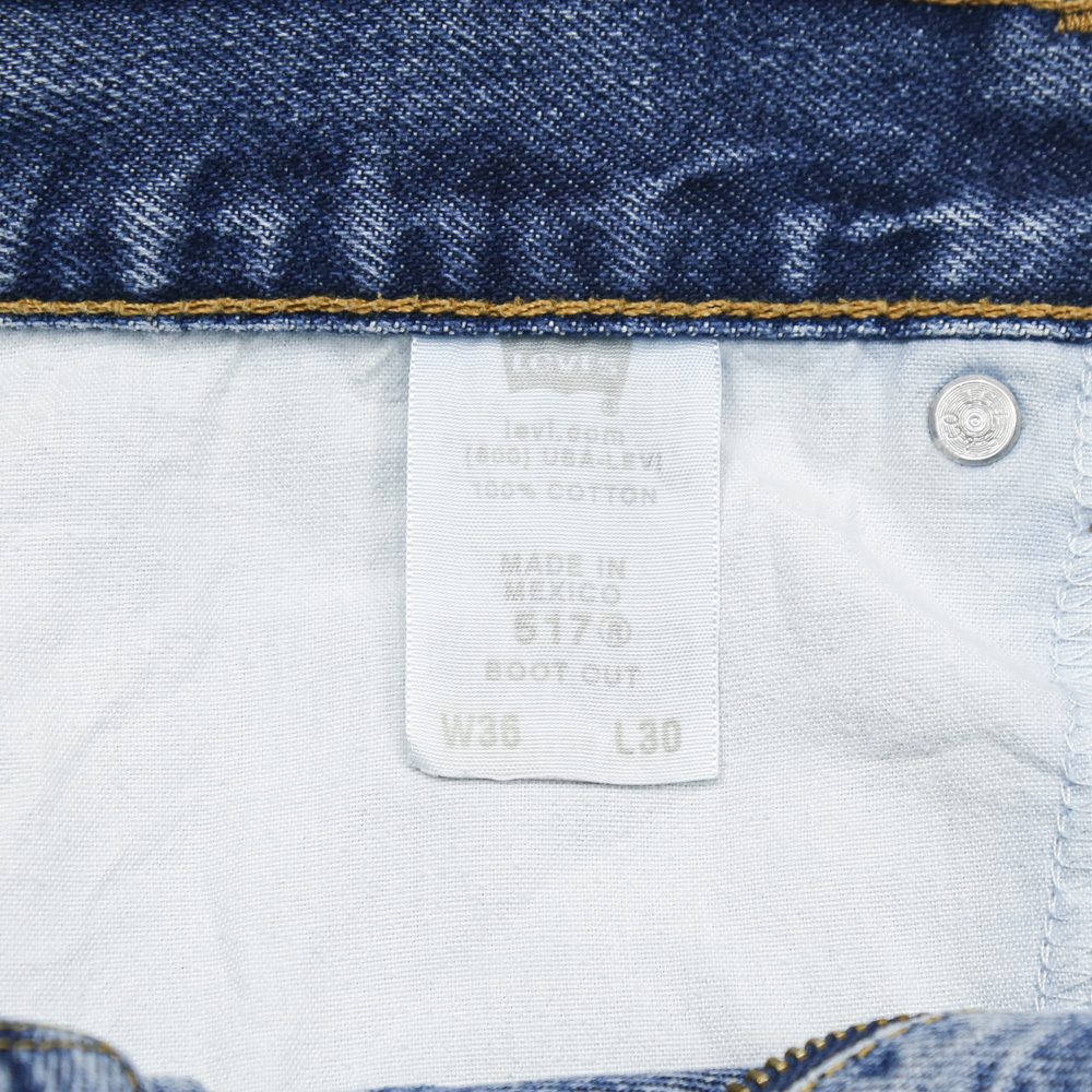 2000s Levi's 517 Denim Bootcut Jeans Size 36