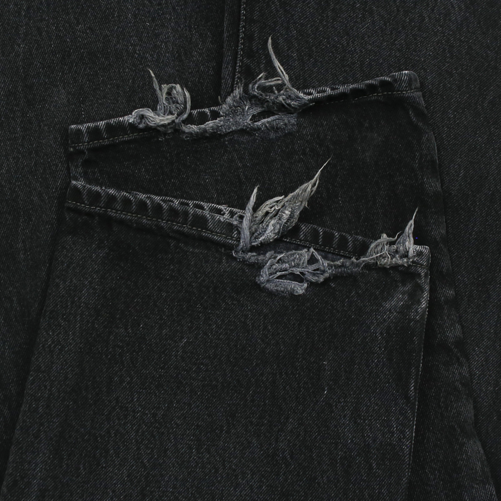 2010s Levi's 501 Black Denim Jeans Size 36