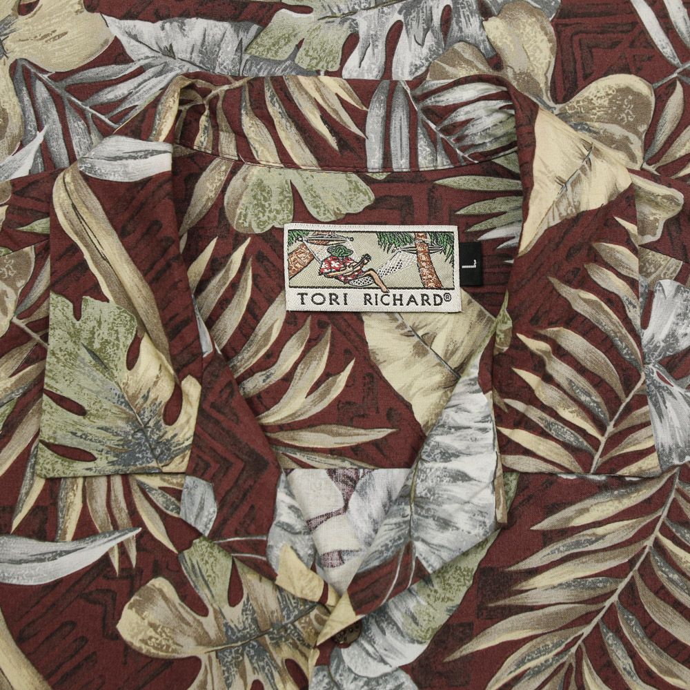 Tori Richard Brand Hawaiian Shirt Size L