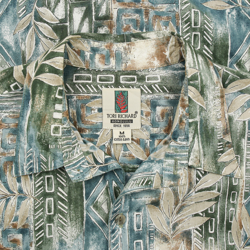 Tori Richard Brand Hawaiian Shirt Size M