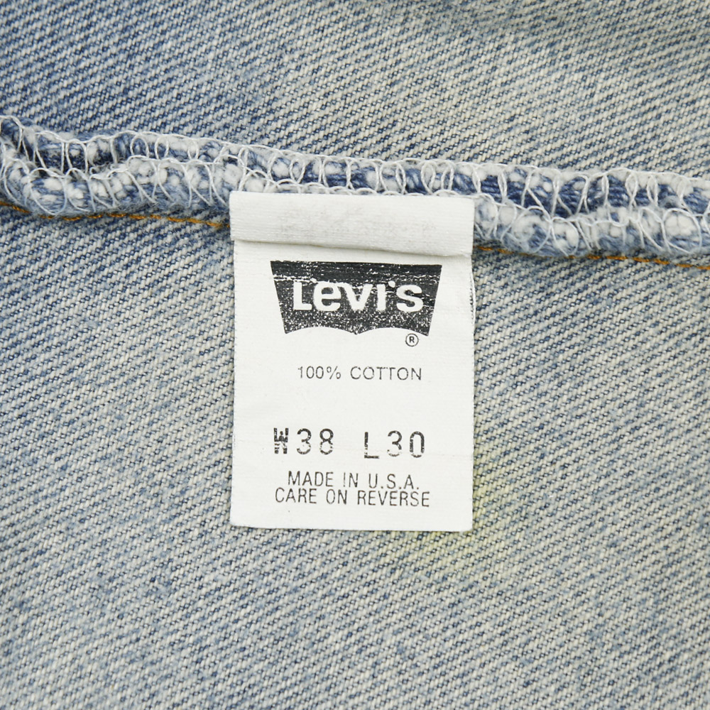 90s Levi's 501 Made in USA Denim Jeans Size 37