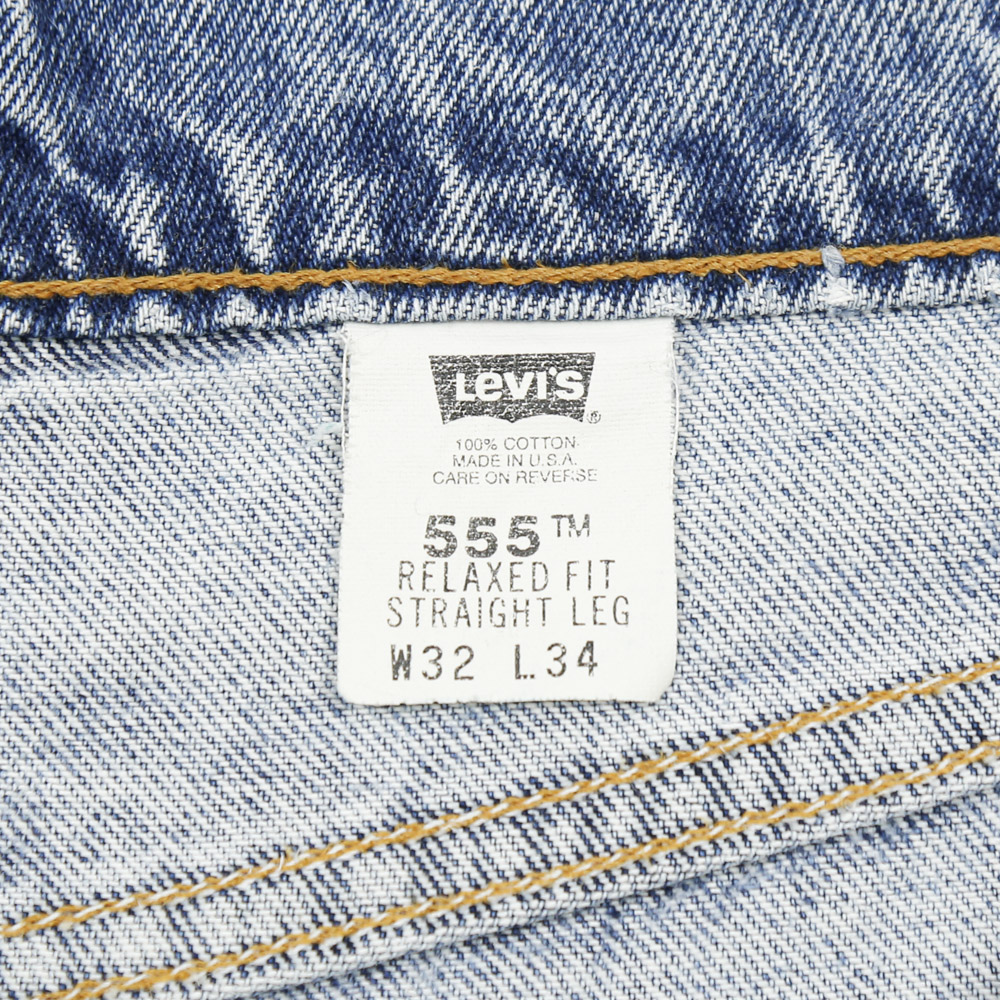 90s Levi's 555 Made in USA Denim Jeans Size 31