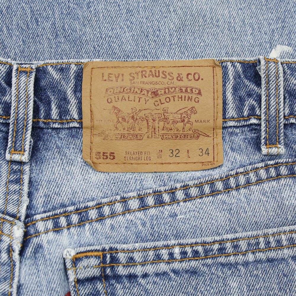 90s Levi's 555 Made in USA Denim Jeans Size 31