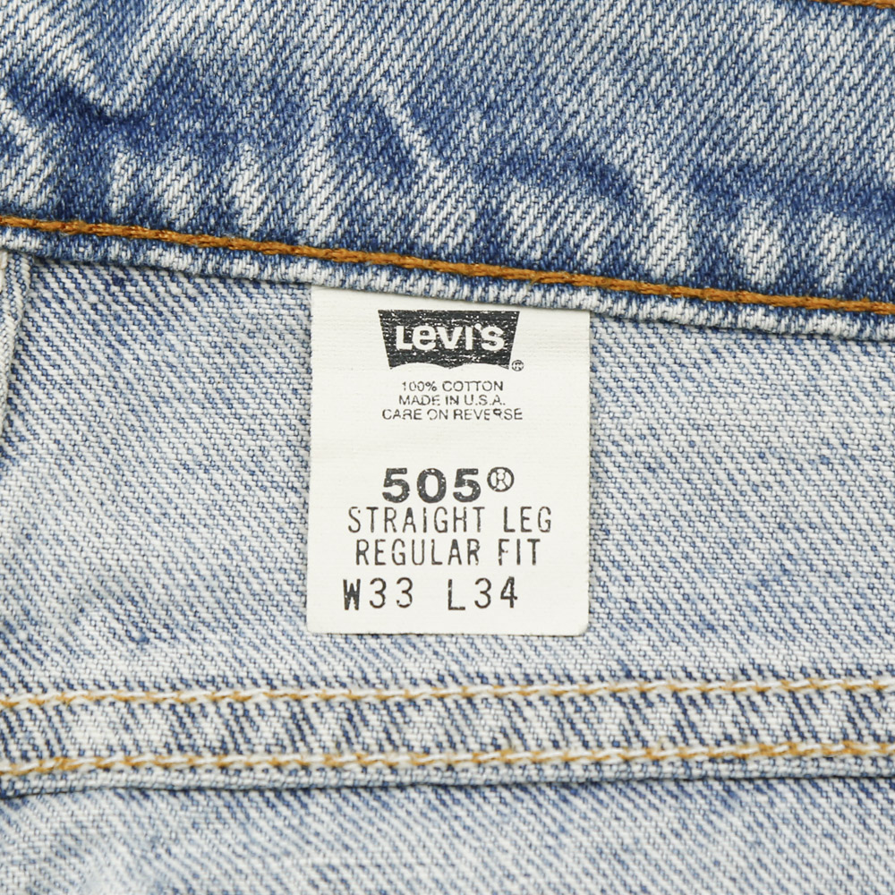 90s Levi's 505 Made in USA Denim Jeans Size 32