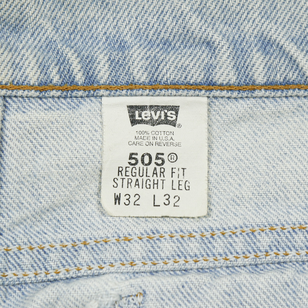 90s Levi's 505 Made in USA Denim Jeans Size 31