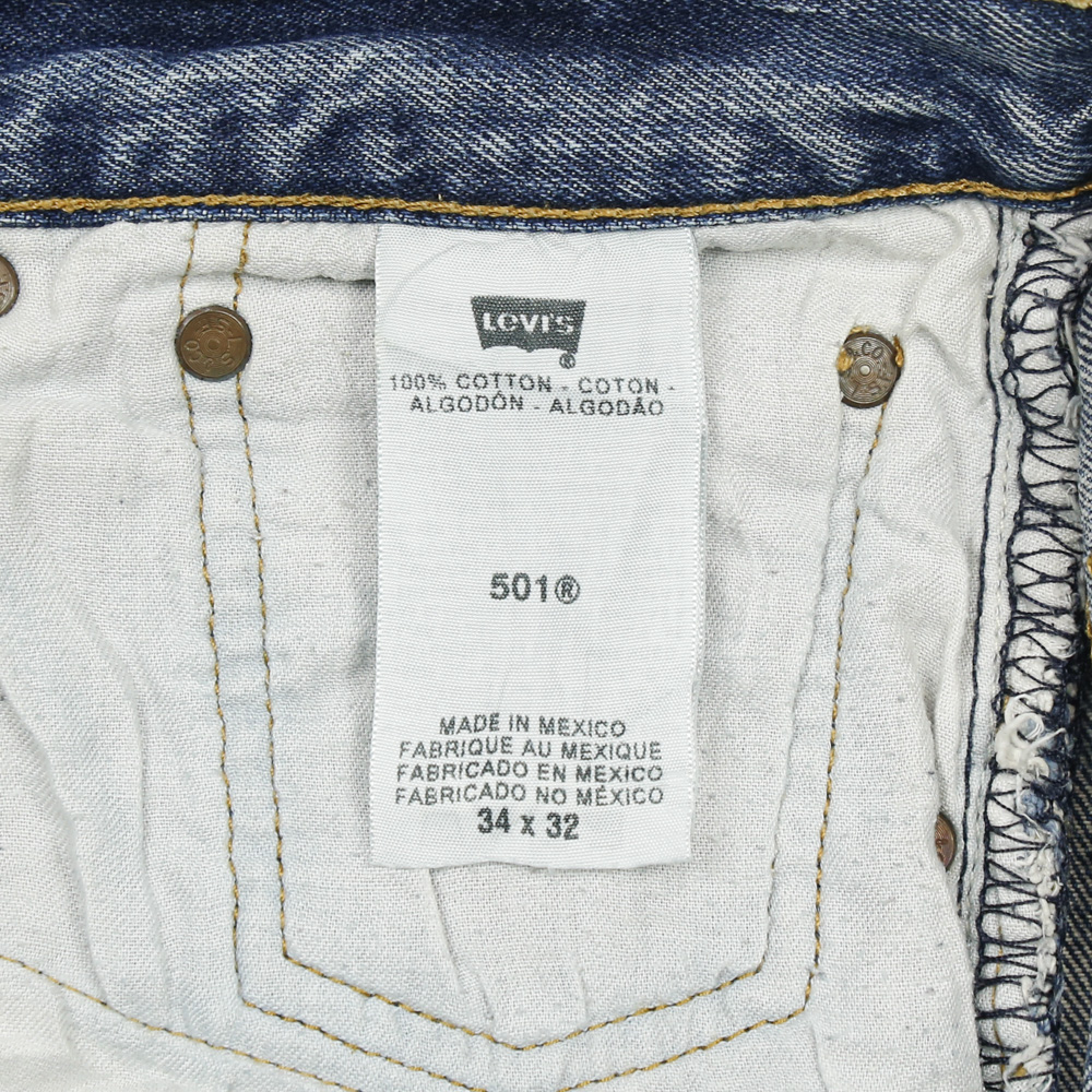 2010s Levi's 501 Denim Jeans Size 34