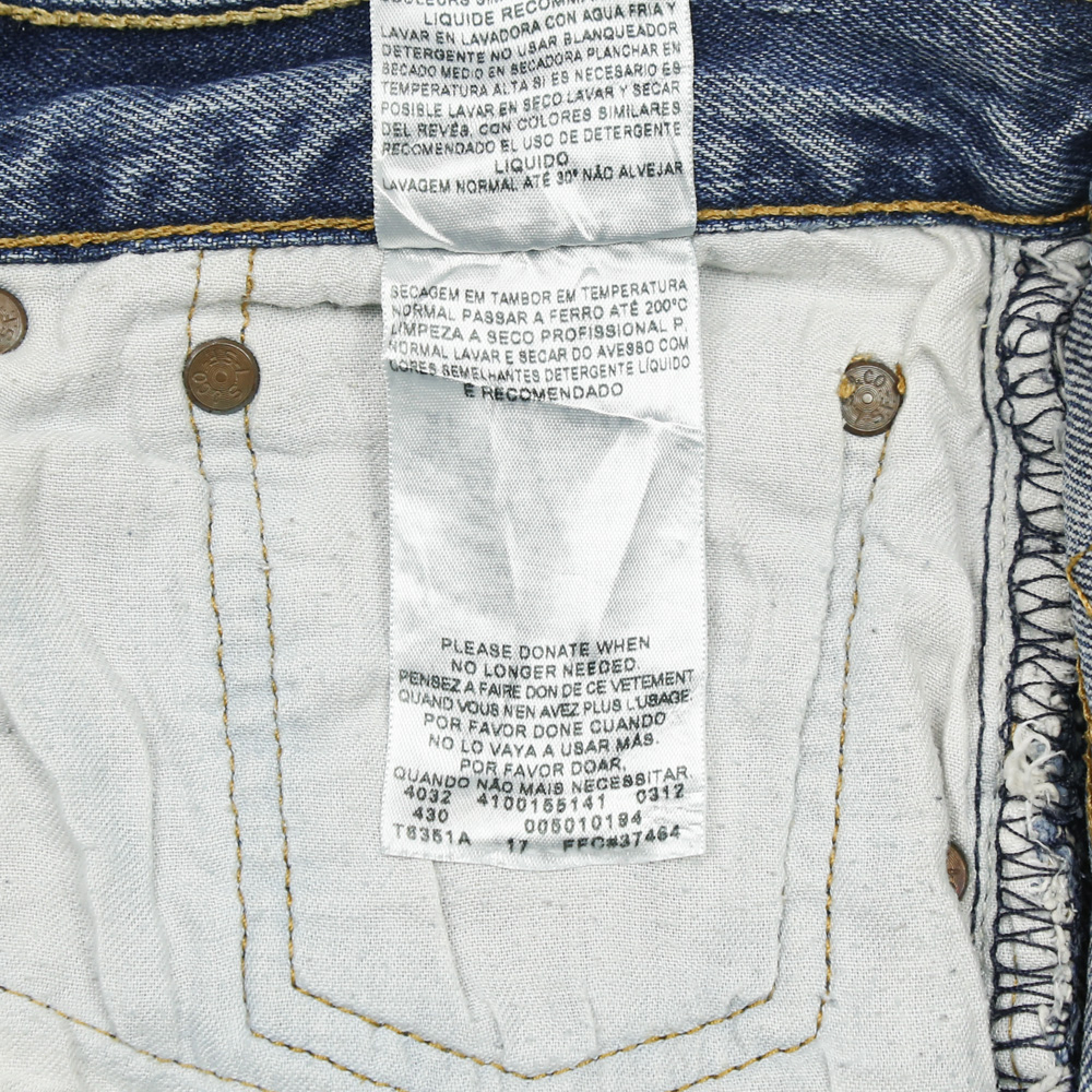 2010s Levi's 501 Denim Jeans Size 34