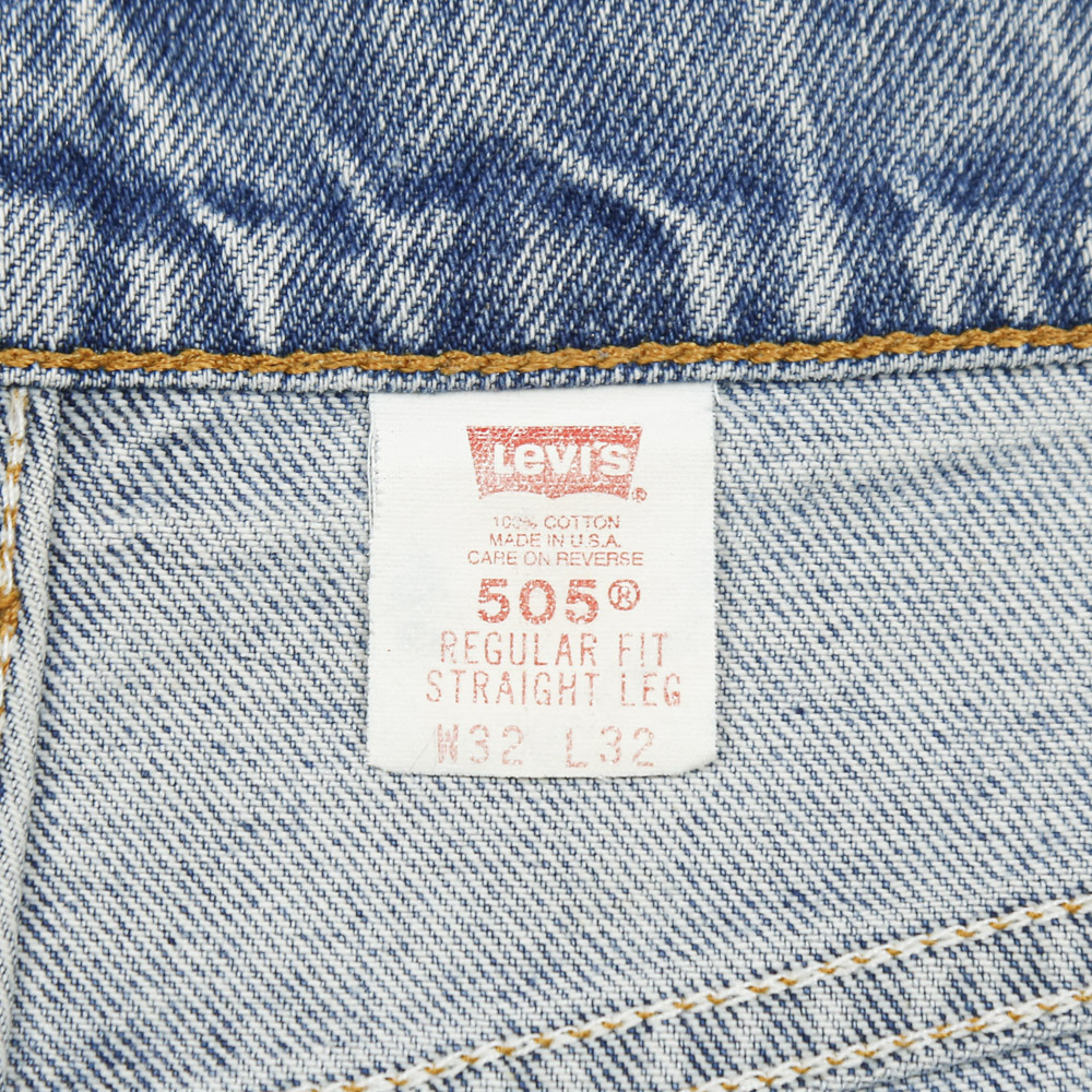 90s Levi's 505 Made in USA Denim Jeans Size 32