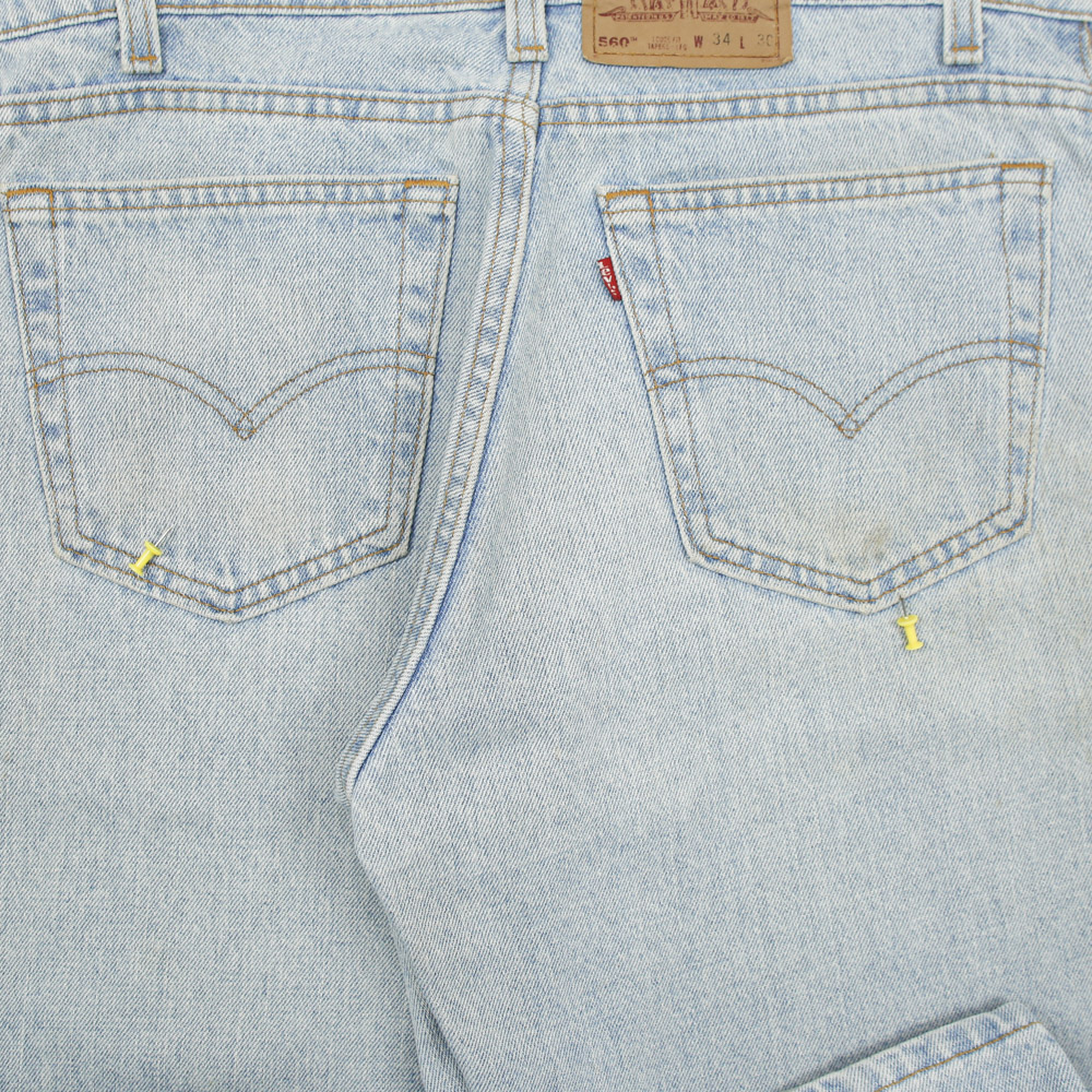 90s Levi's 560 Made in USA Denim Jeans Size 34