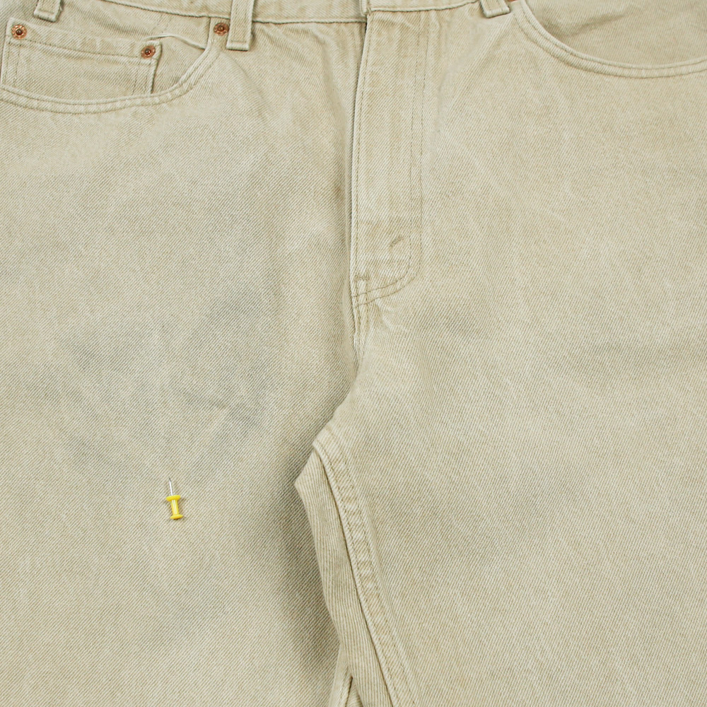 90s Levi's 550 USA Sand Denim Jeans Size 37