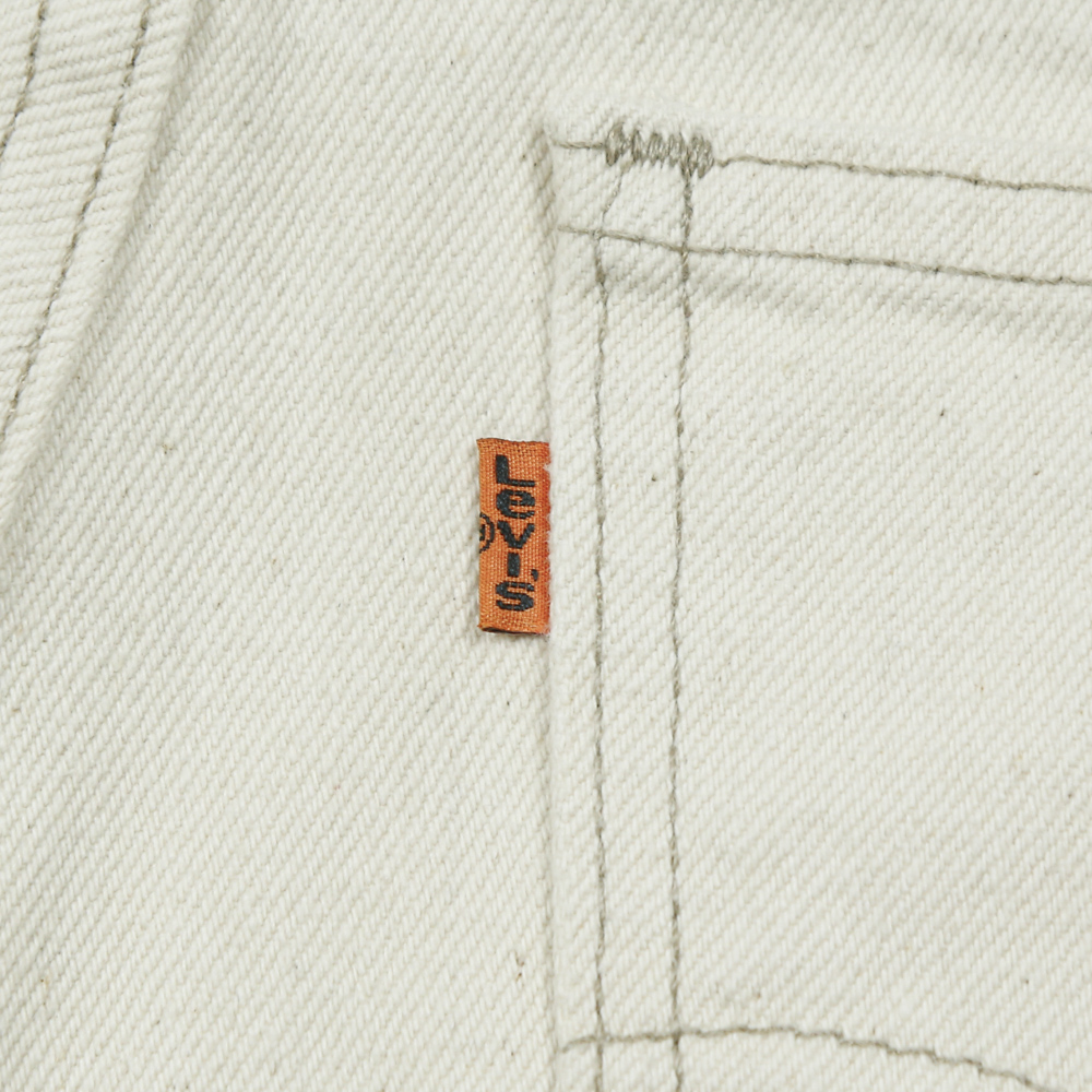 90s Levi's 550 USA Ecru Denim Jeans Size 36