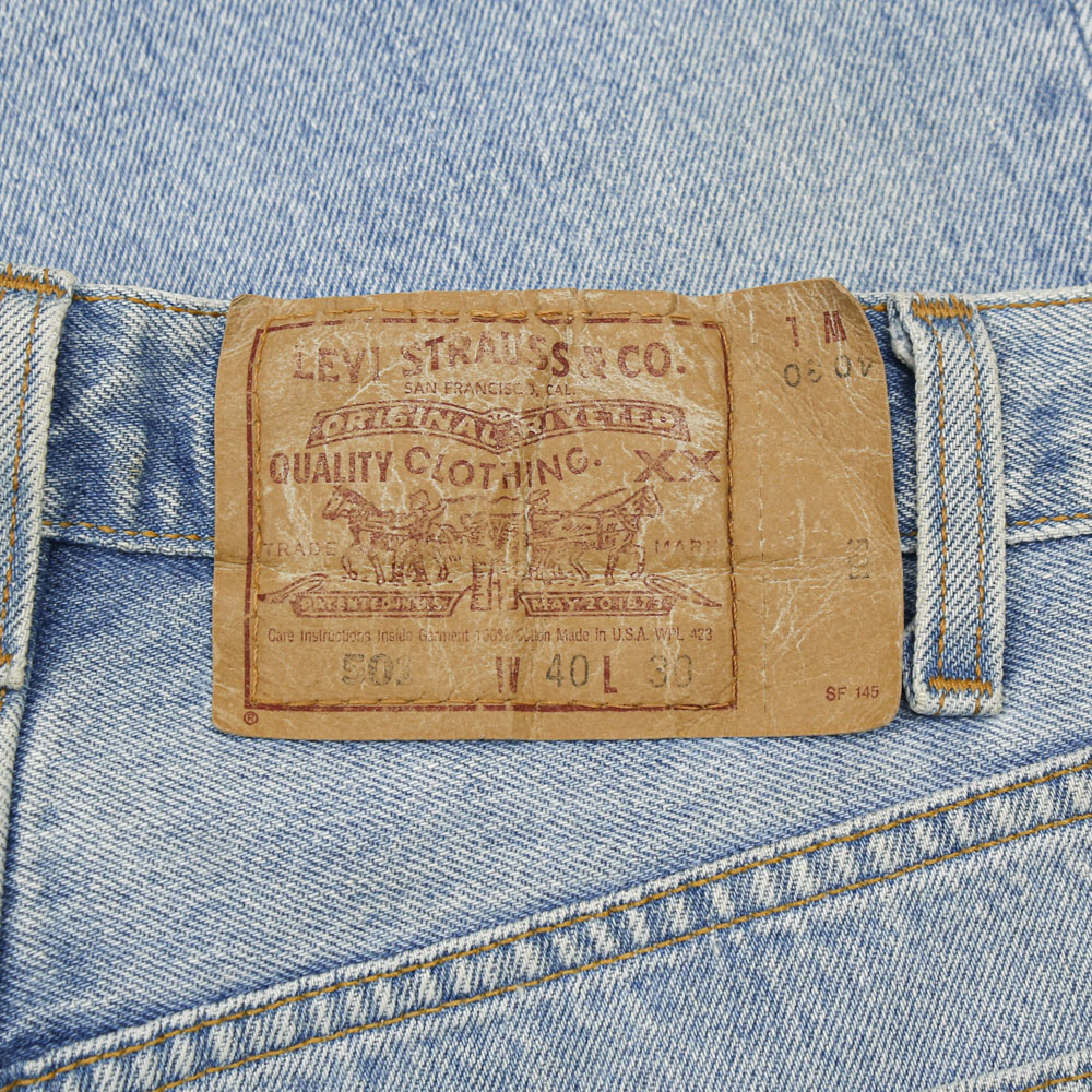 90s Levi's 501 Made in USA Denim Jeans Size 38