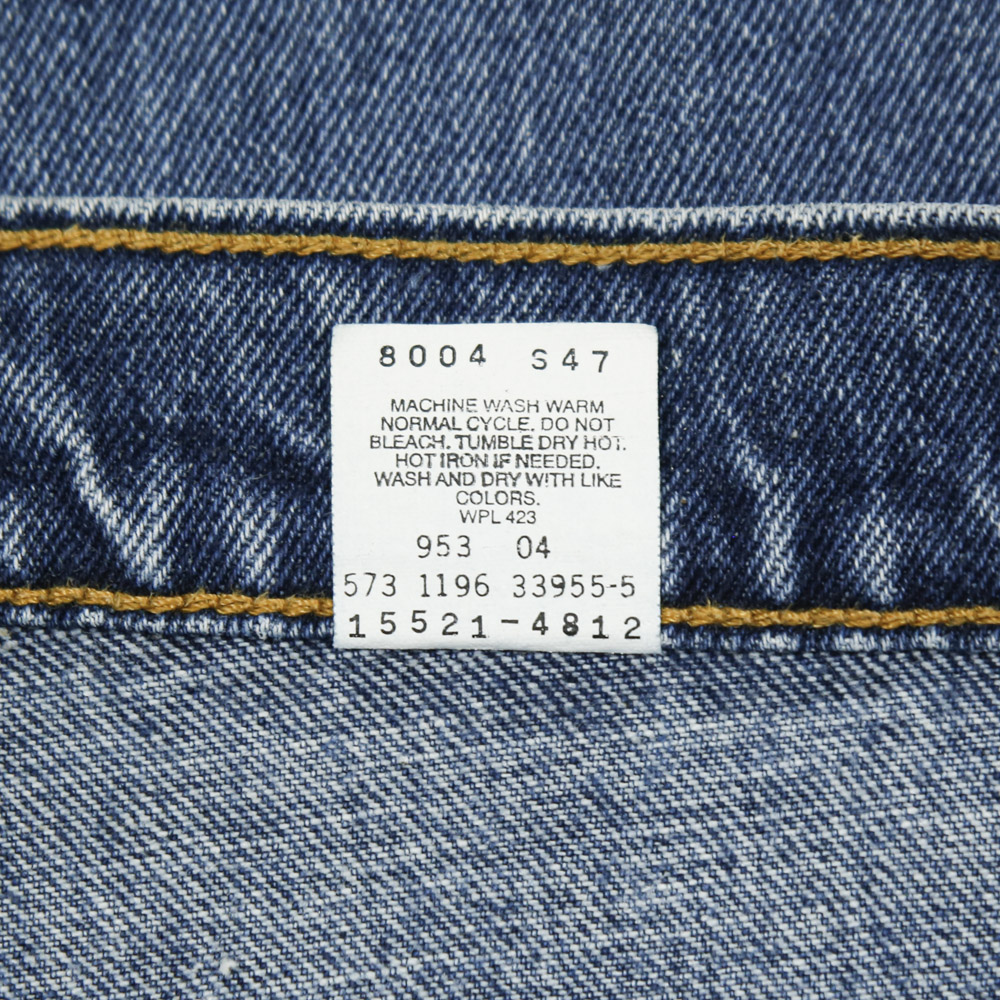 90s Levi's 521 Made in USA Denim Jeans Size 28