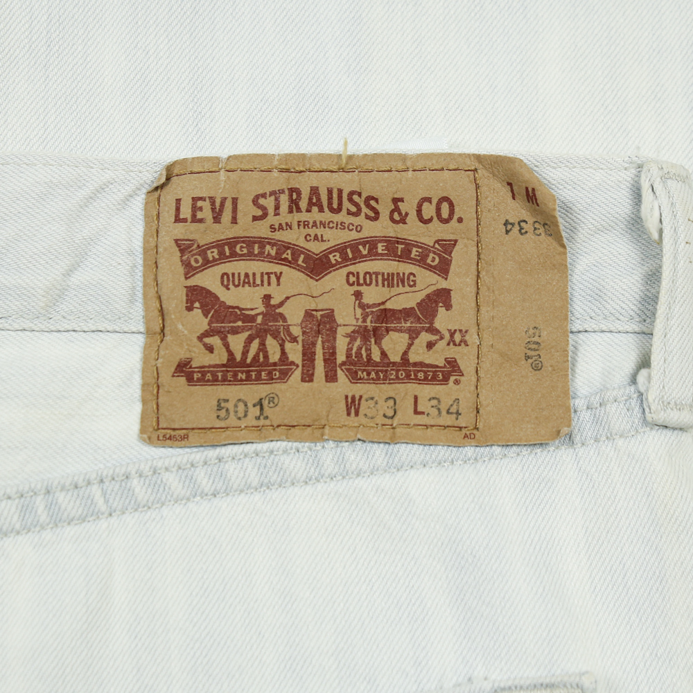 2010s Levi's 501 Denim Jeans Size 33