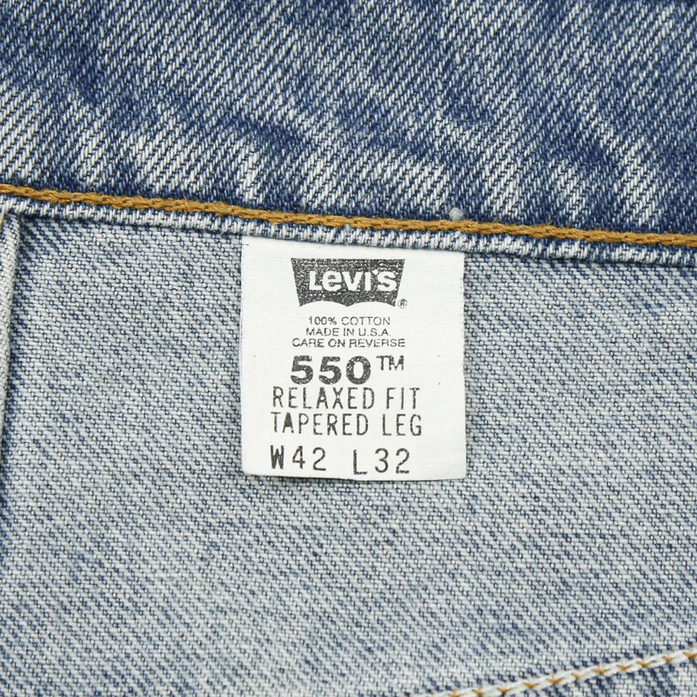 90s Levi's 550 Made in USA Denim Jeans Size 40