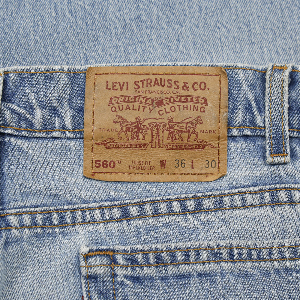 90s Levi's 560 Made in USA Denim Jeans Size 36