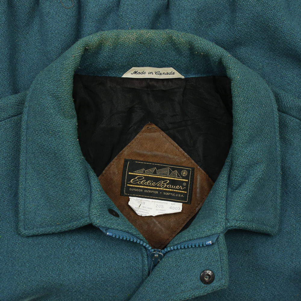 Vtg 80s Eddie Bauer Outdoor Wool Jacket Size M