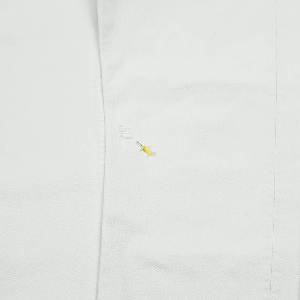 80s Levi's 501 Made in USA White Denim Jeans Size 32x31