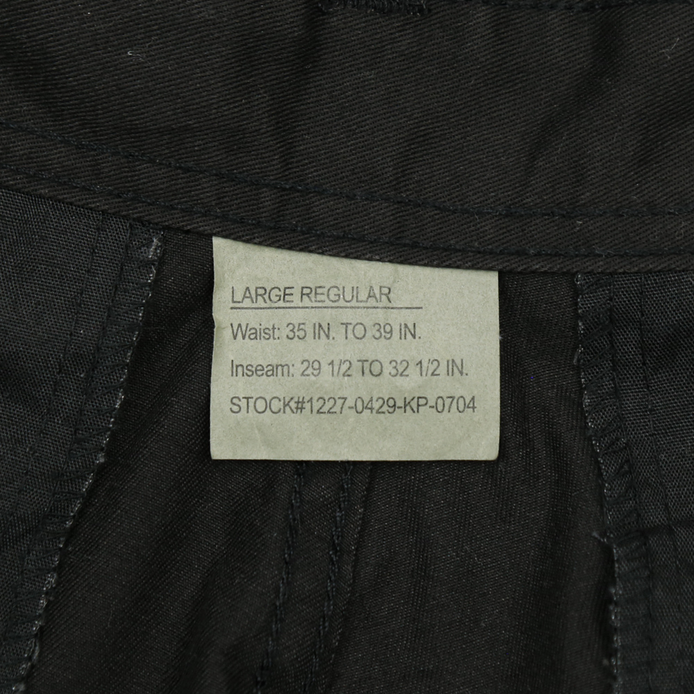 Rothco BDU Black Combat Trousers Size L-R 35-37