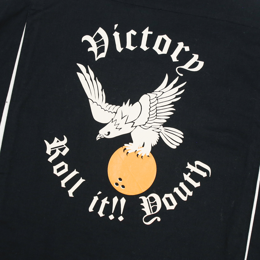 Round 1 Japan Black Bowling Shirt Size XL
