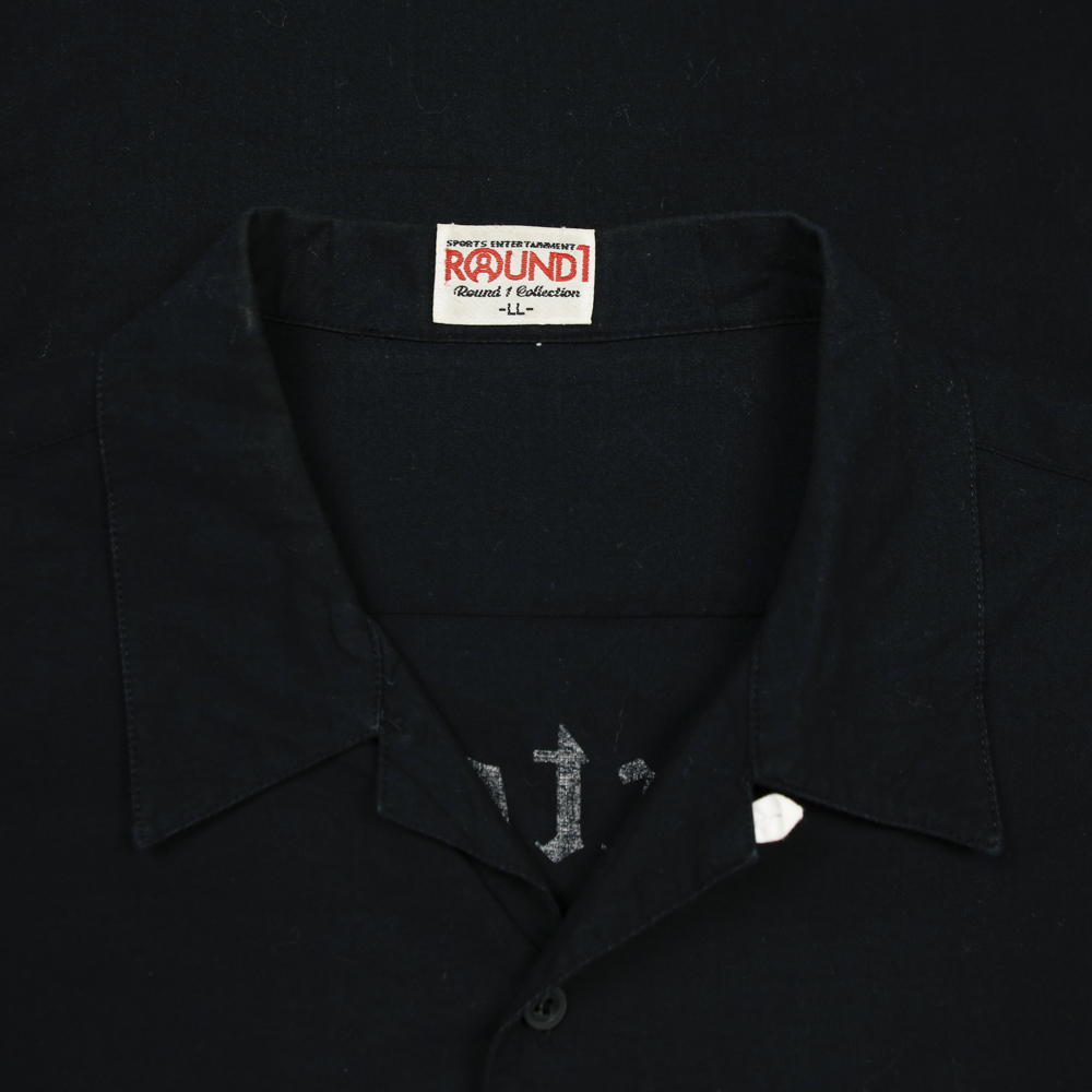 Round 1 Japan Black Bowling Shirt Size XL