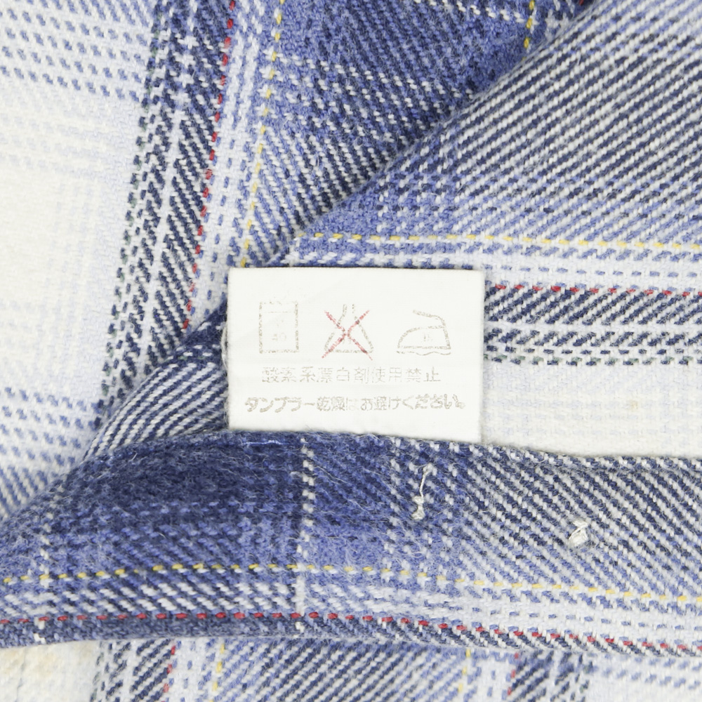 VAN JAC Japan Flannel Work Shirt Size M