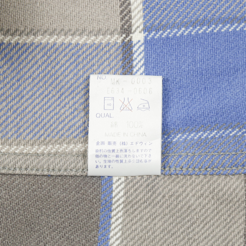 Edwin Japan Flannel Work Shirt Size M