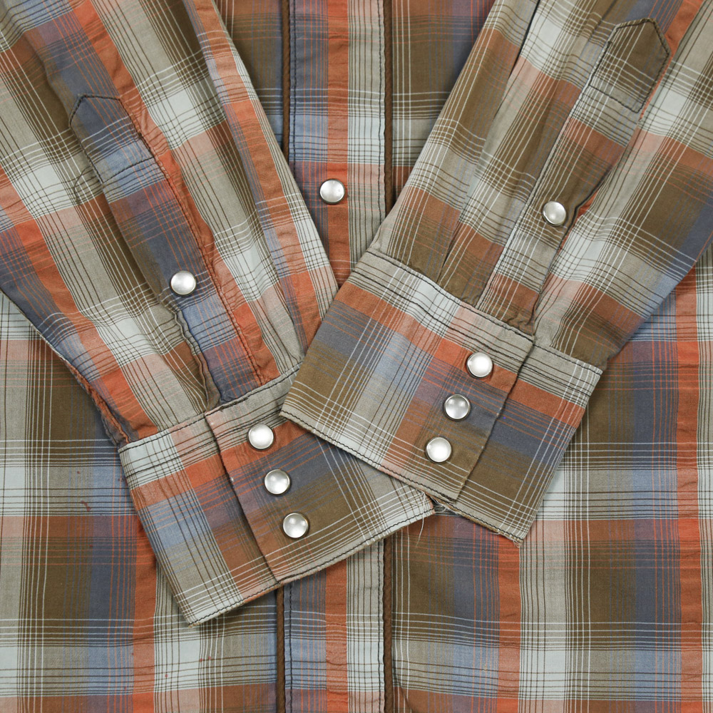 Schott NYC Plaid Western Shirt Size M
