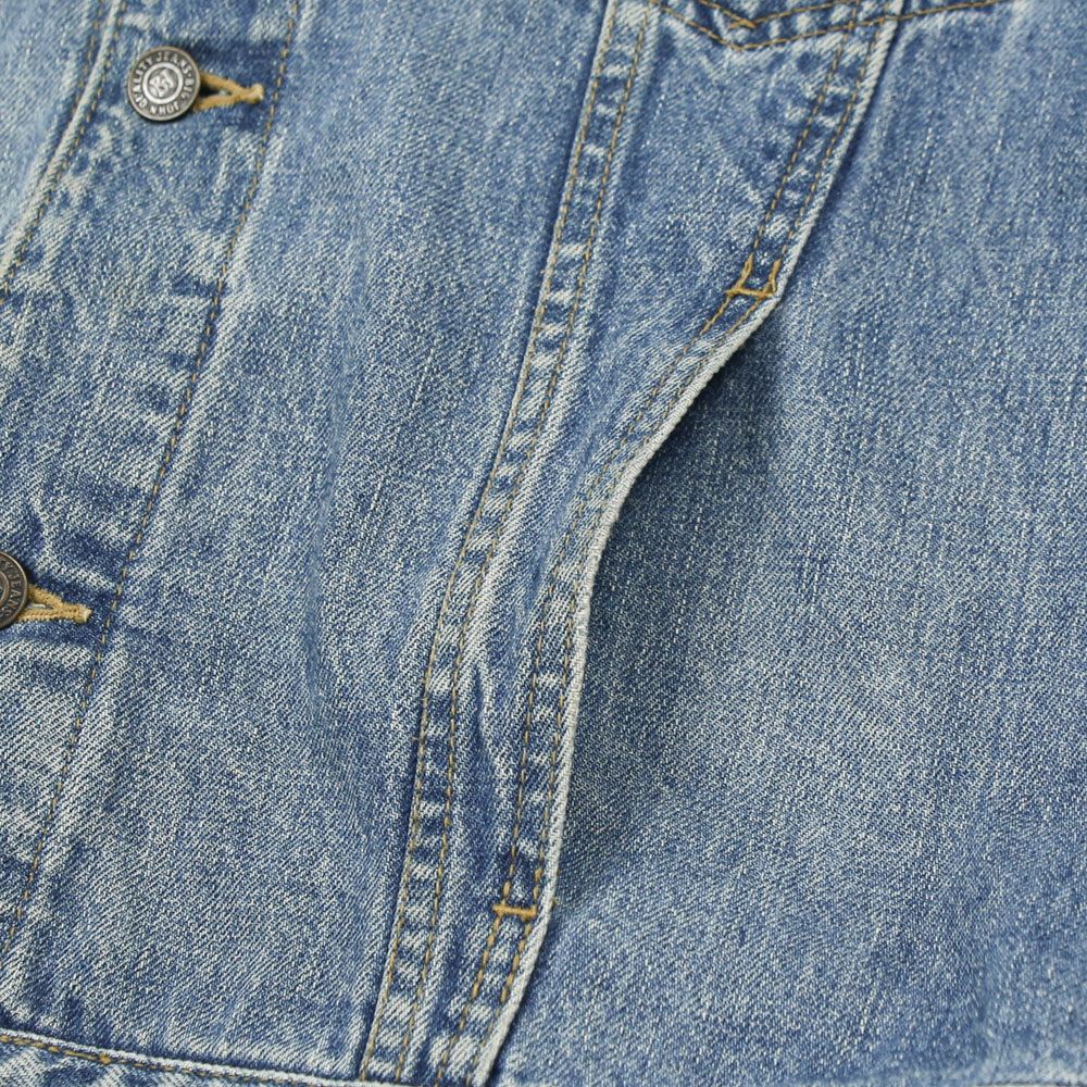 90s Big John Japan Trucker Denim Jacket Size L