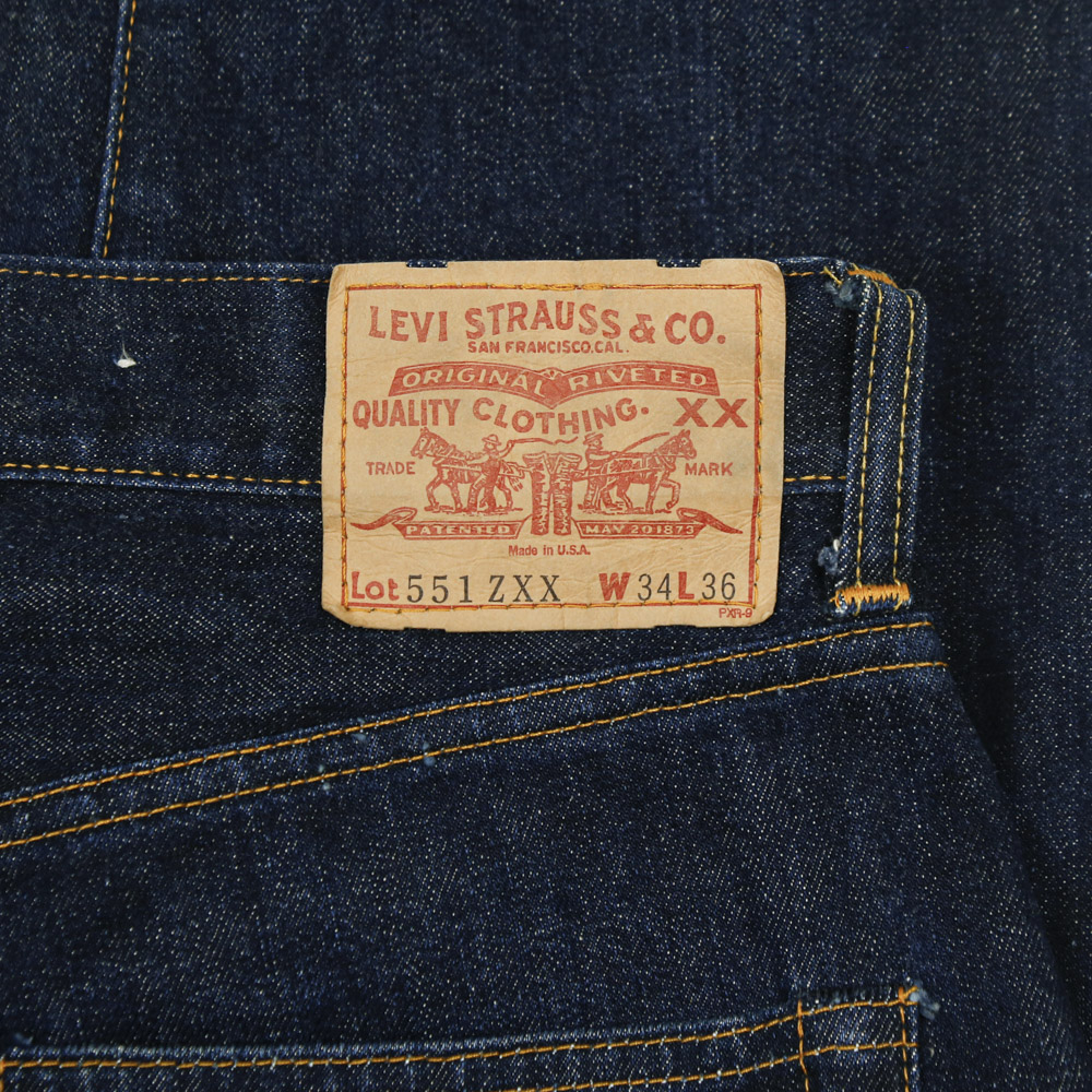 1998 Levi's 551ZXX Valencia Factory Selvedge Denim Jeans Size W32