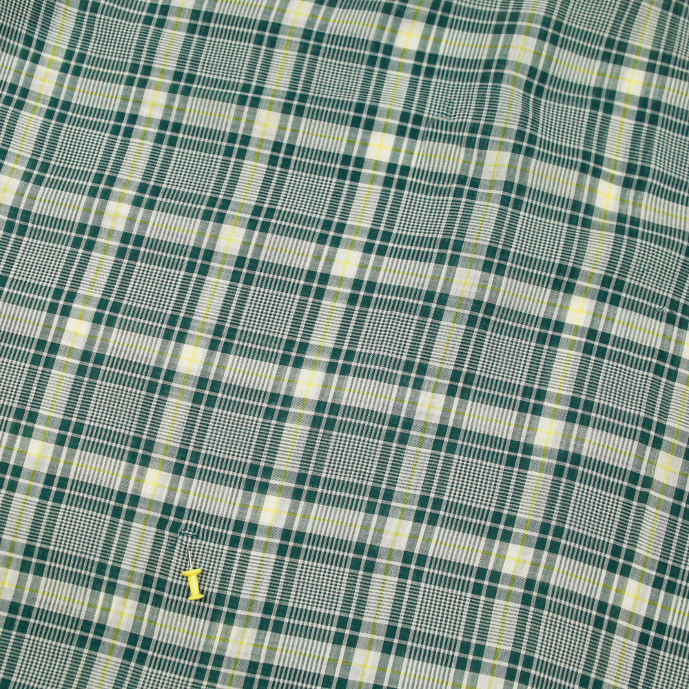 80s Sears Vintage Short-sleeve Plaid Shirt Size M