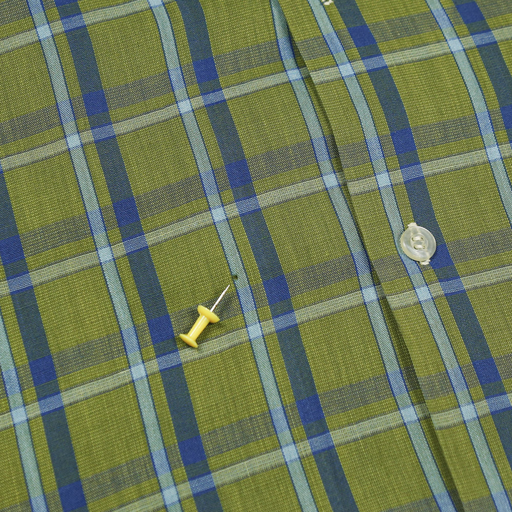 Vtg 60s Penneys Towncraft Plaid Shirt Size M