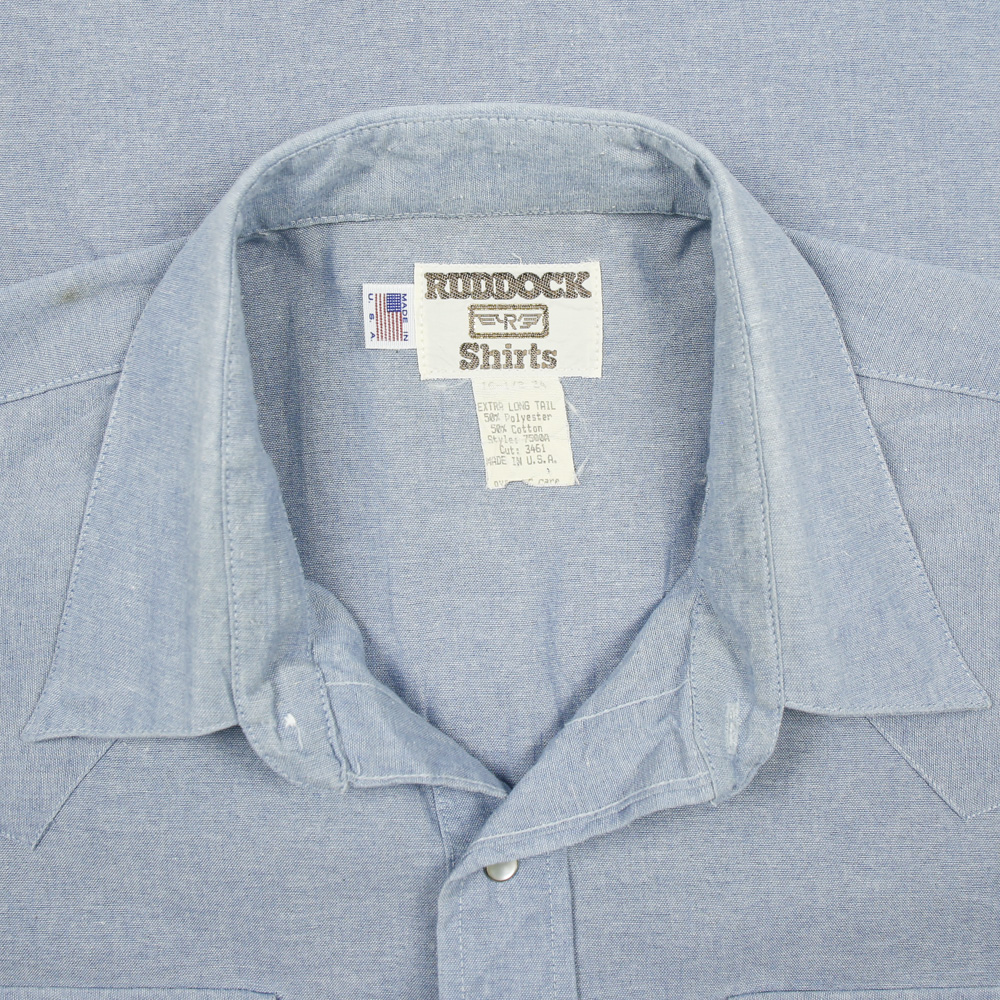 Ruddock Made in USA Vintage Western Shirt Size XL