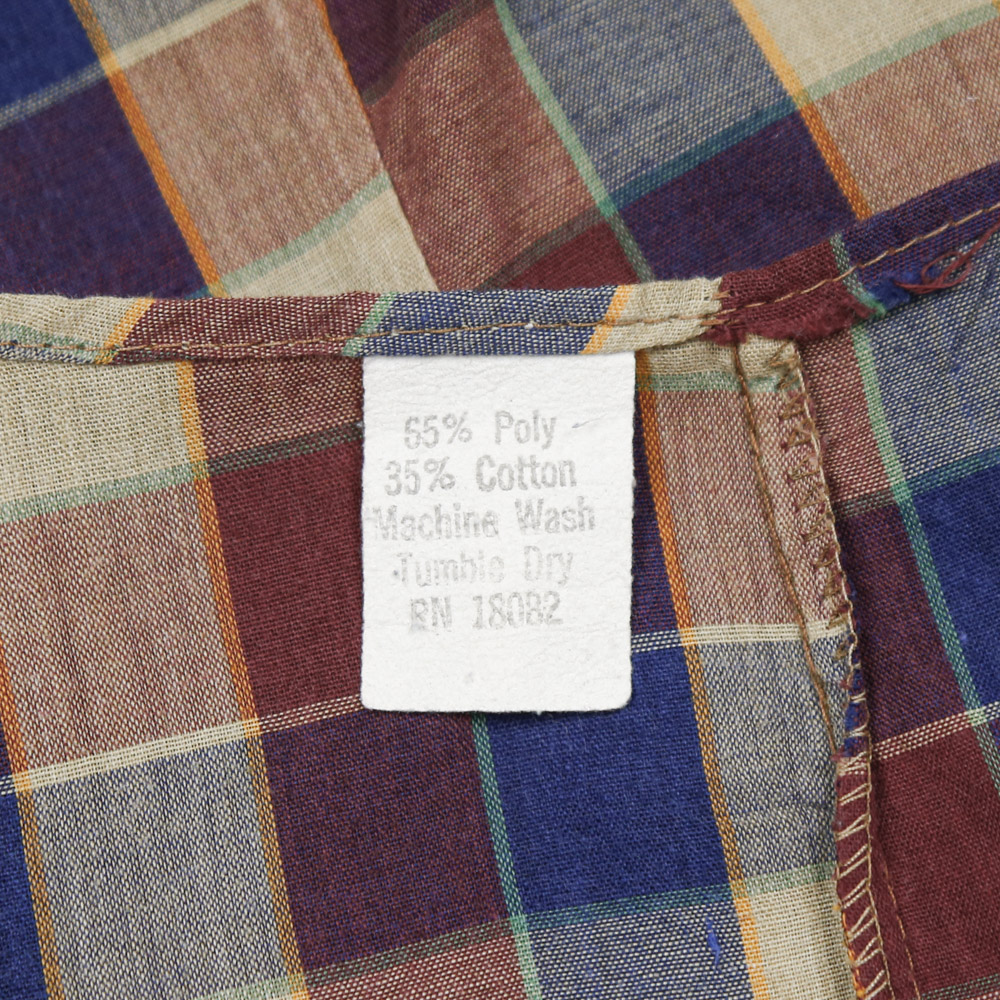 Vintage Cove Creek USA Board Check Shirt Size M
