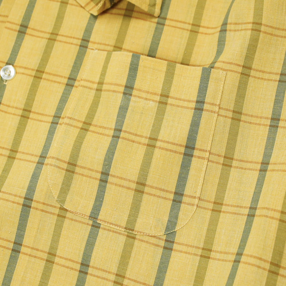 60s Vintage Sears Perma Prest Plaid Shirt Size L