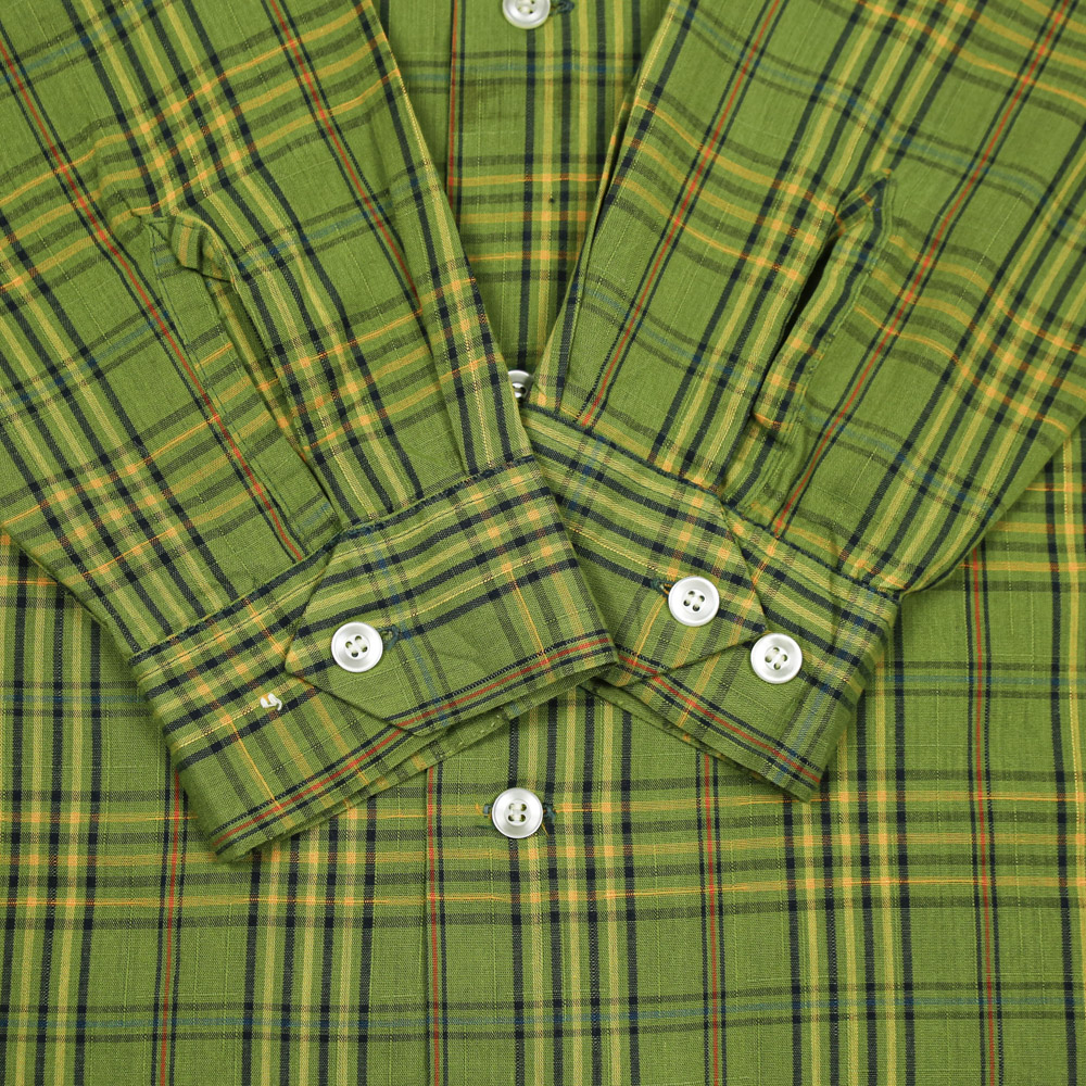 60s Vintage Sears Perma Prest Plaid Shirt Size L