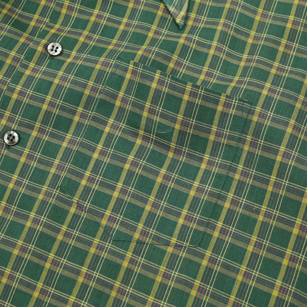 80s Kmart Vintage Perma Press Plaid Shirt Size L