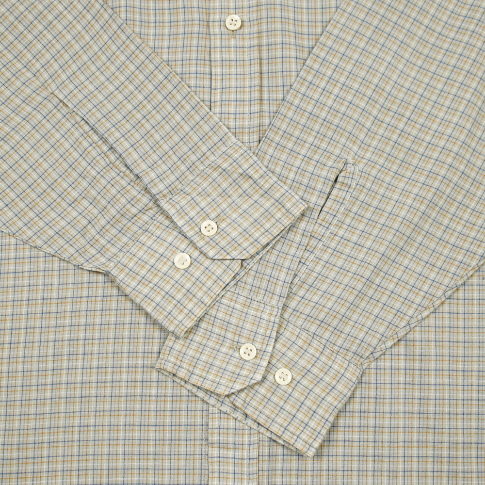 80s King Sport Brand Plaid Check Shirt Size L