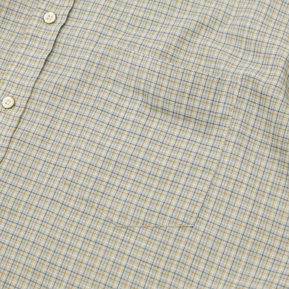 80s King Sport Brand Plaid Check Shirt Size L
