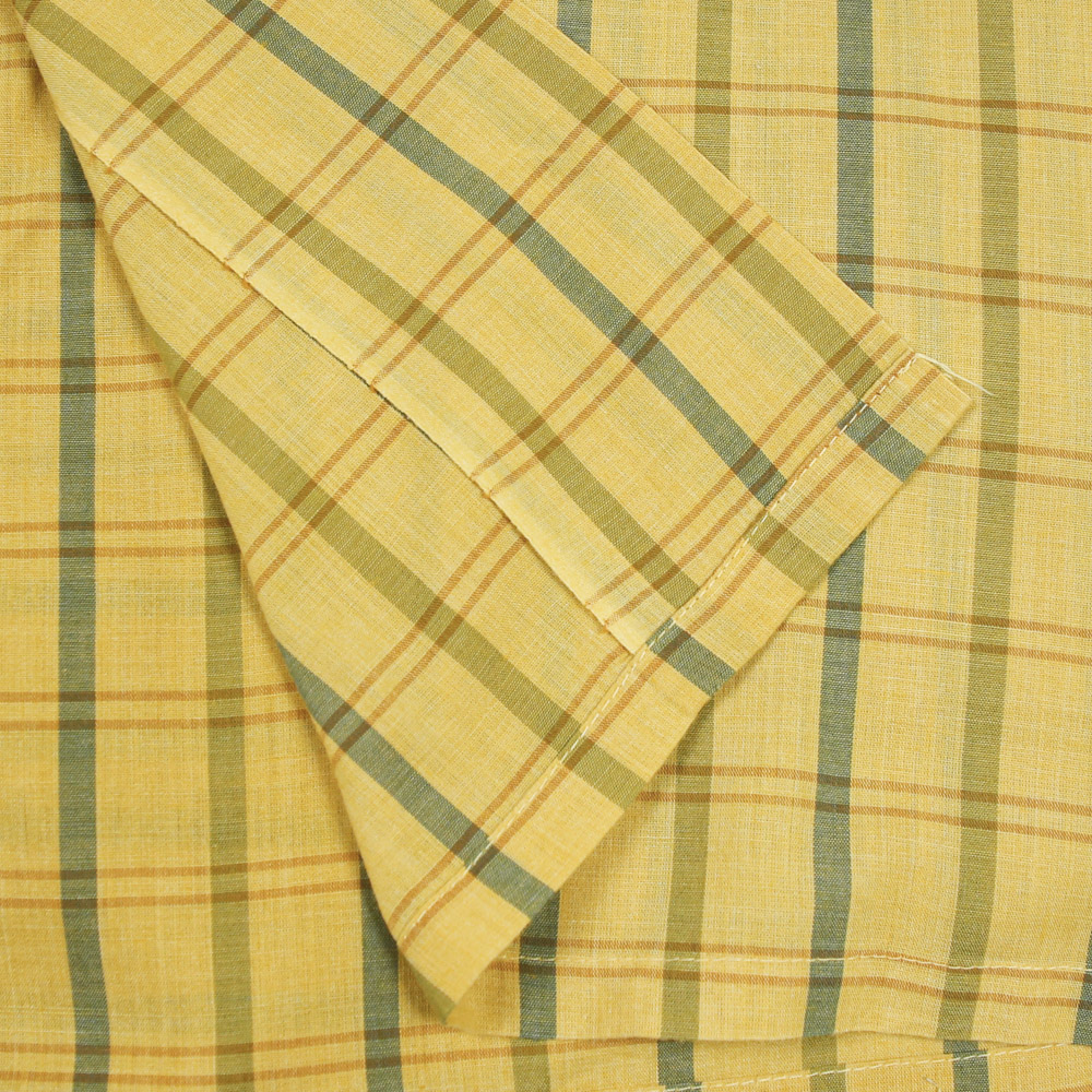 60s Vintage Sears Perma Prest Plaid Shirt Size L