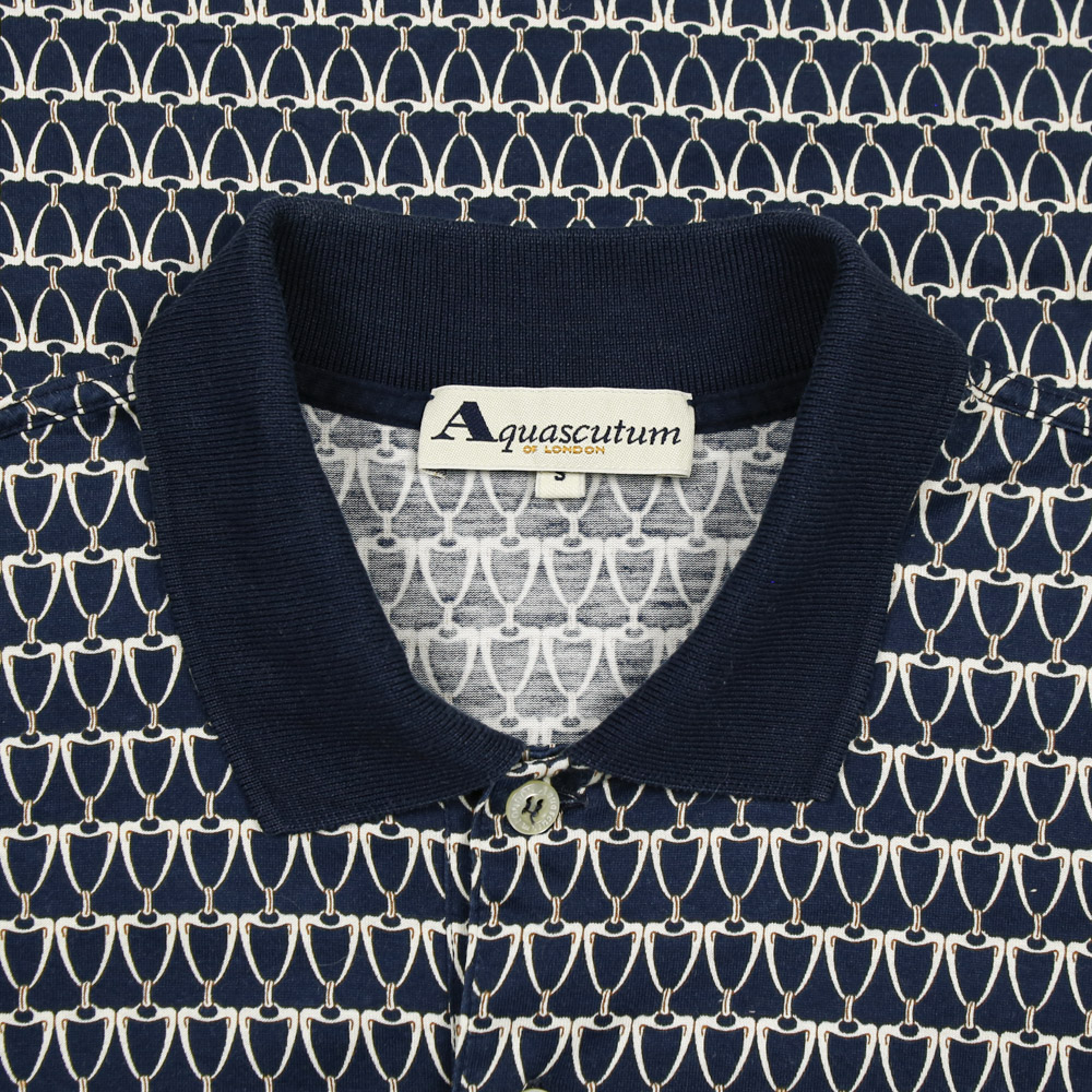 Aquascutum Made in Italy Polo Shirt Size M