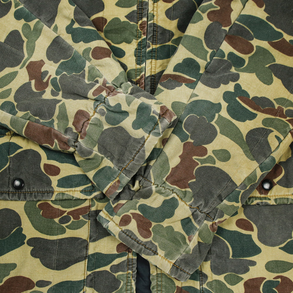 Vtg American Field Frog Camo Hunting Jacket Size L