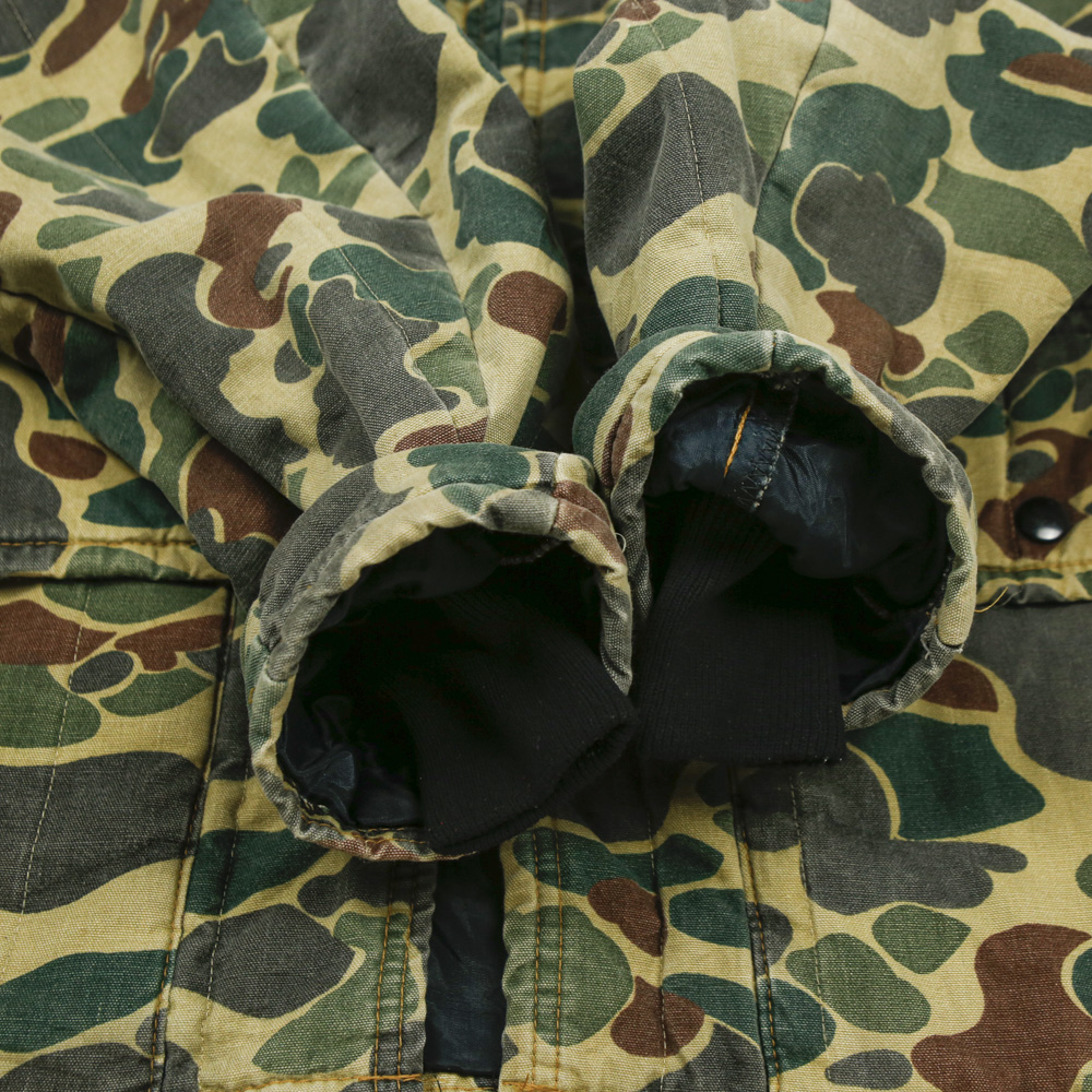 Vtg American Field Frog Camo Hunting Jacket Size L