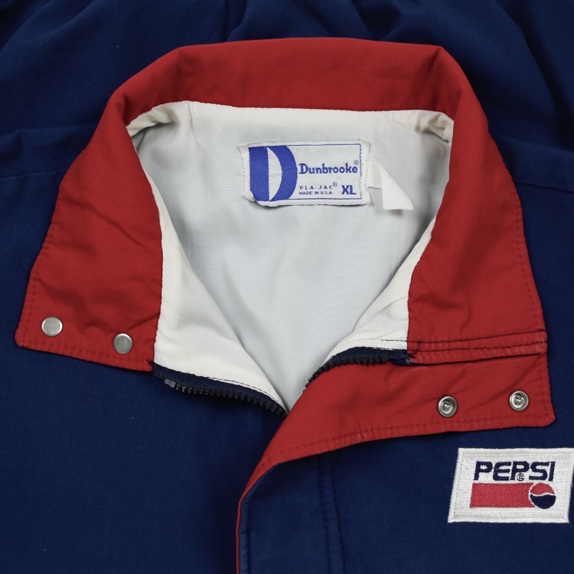 Vtg Dunbrooke USA ‘Pepsi’ Staff Jacket Size XL
